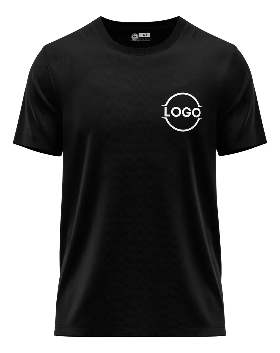 Remeras algodón con logo